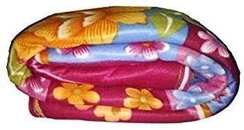 ALCITIC HOME Polar Fleece D/B Blanket Comfortable for Winter/AC Room Relief Double Blanket. (Pack of 3)