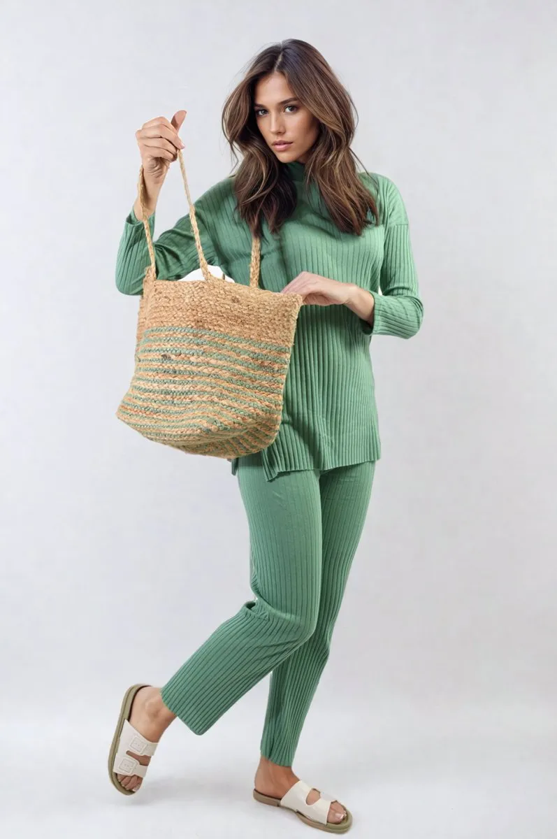 Annalise Knitted Top and Trouser Co-ord Set