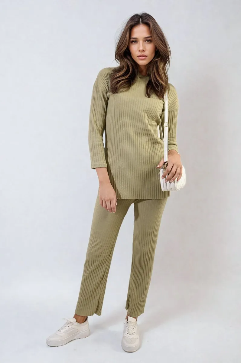 Annalise Knitted Top and Trouser Co-ord Set