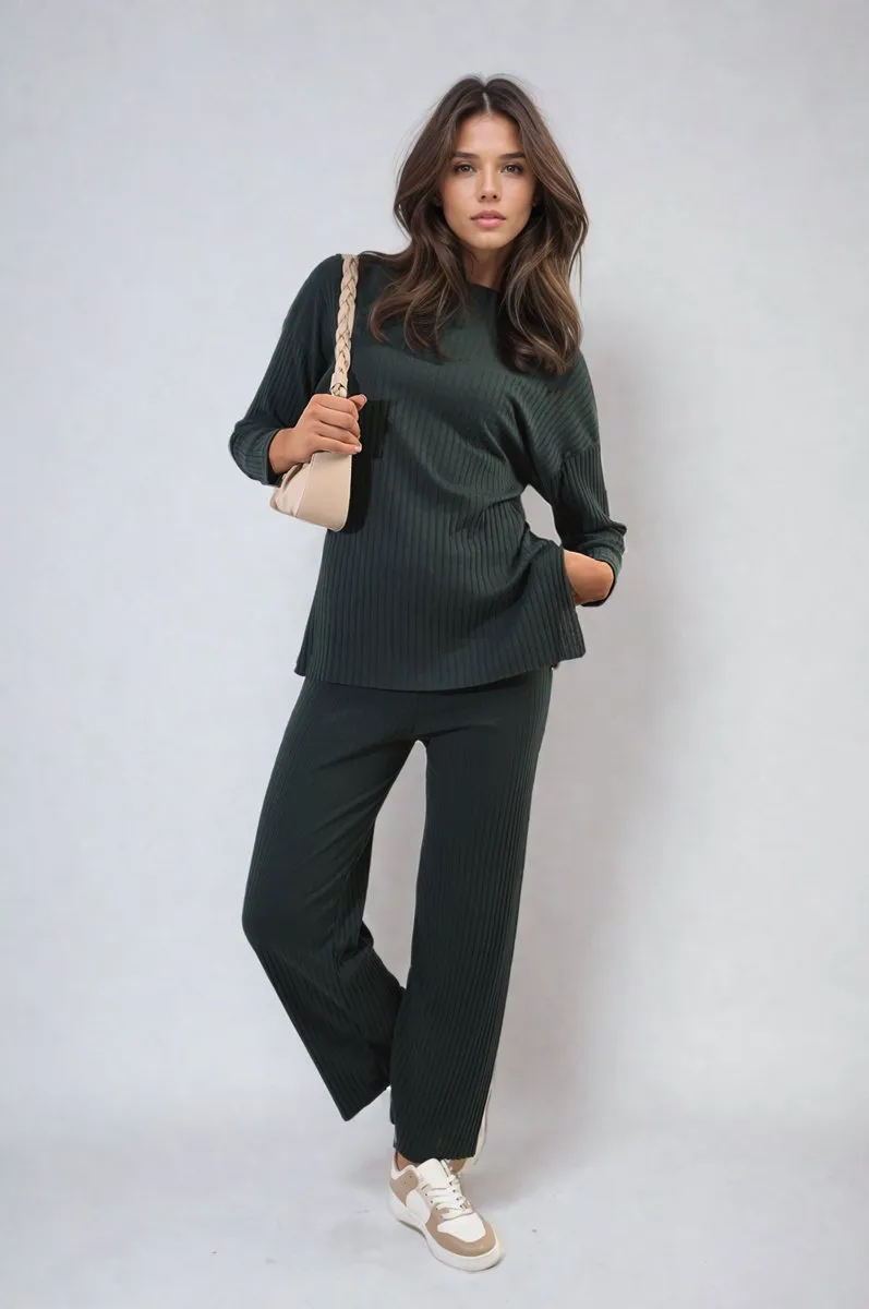 Annalise Knitted Top and Trouser Co-ord Set