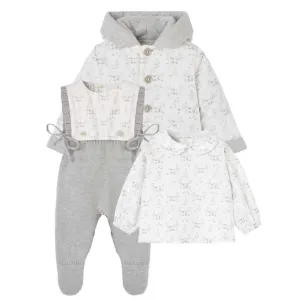 Baby Grey Knitted 3 Piece