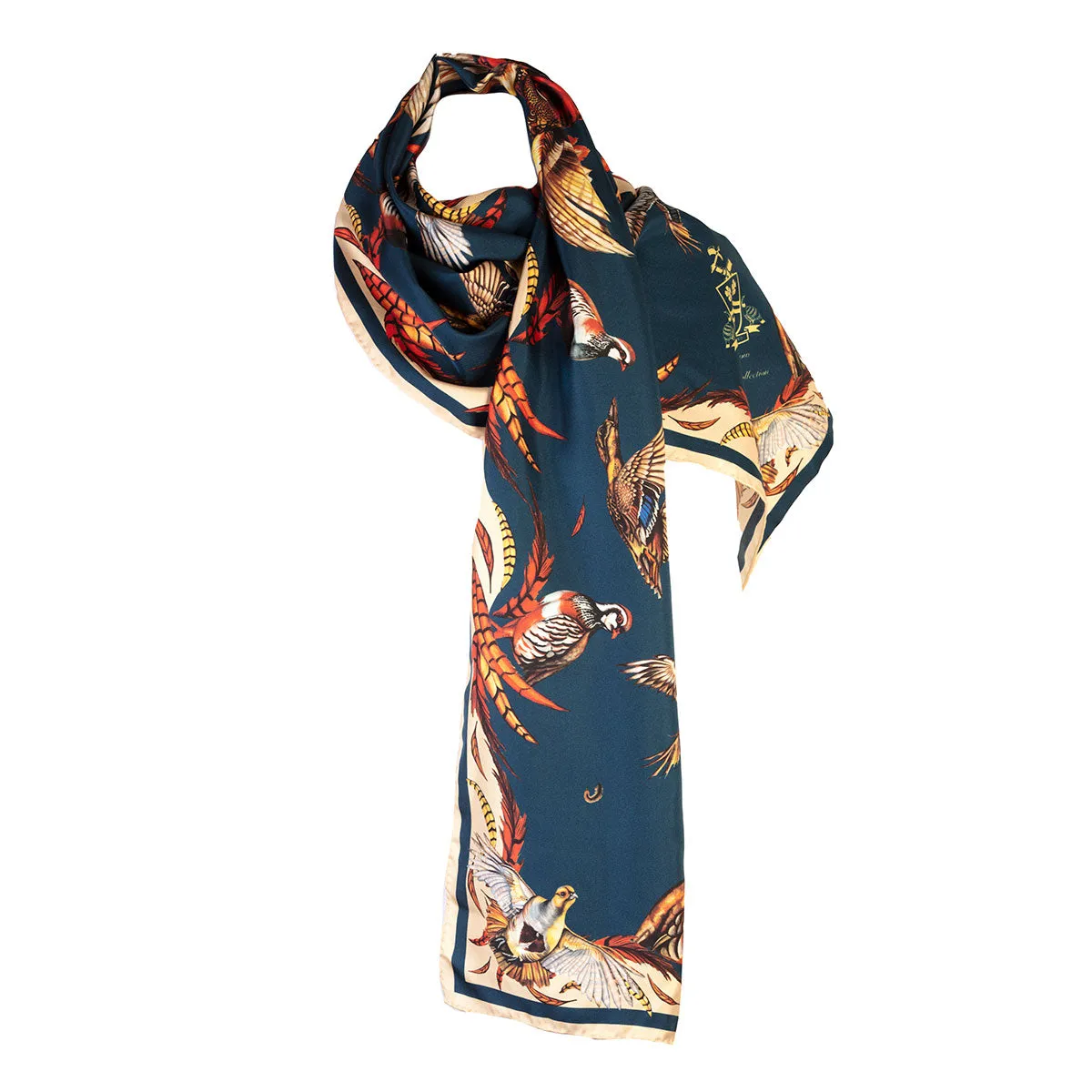 Best In Show Petrol Classic Silk Scarf