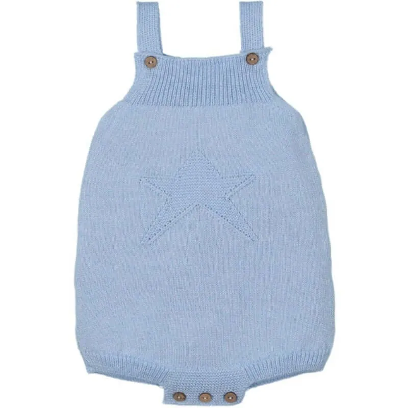 Boys Blue Knitted Shortie