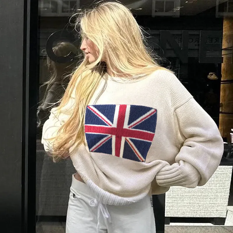 Brit Union Jack Knit Sweater