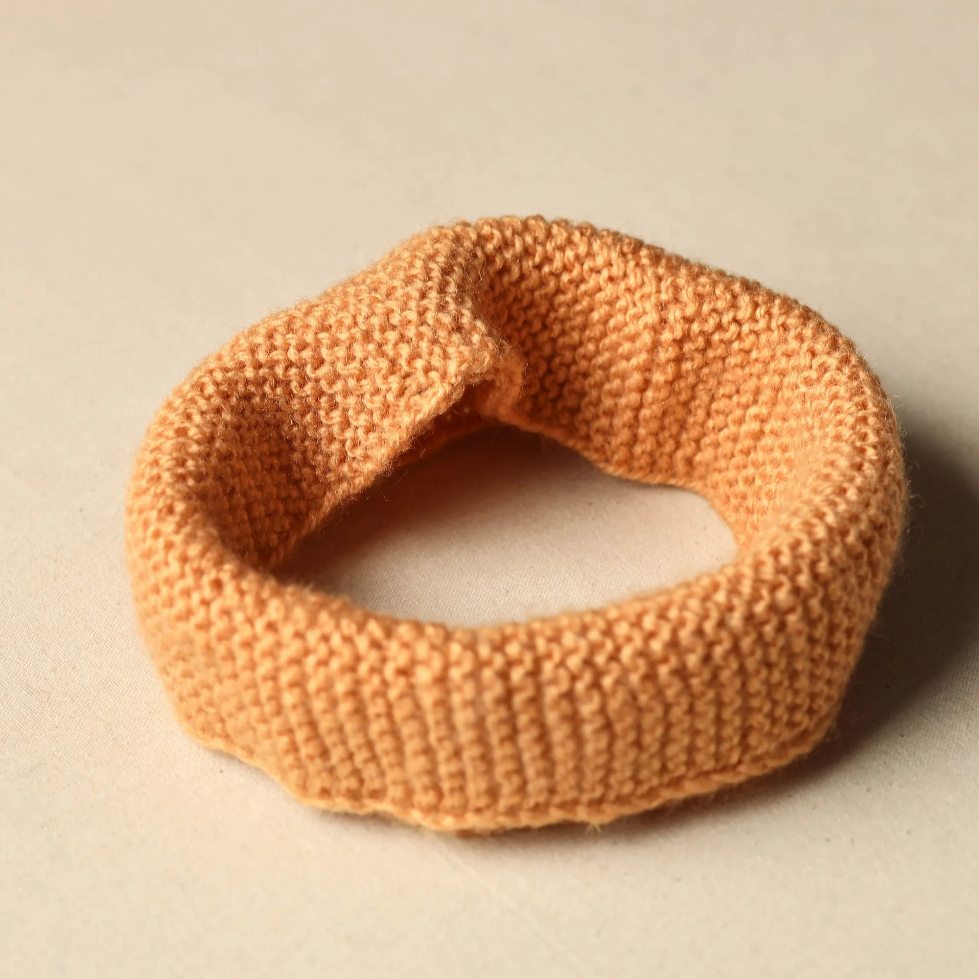 Brown - Kumaun Hand Knitted Woolen Warm Headband 41