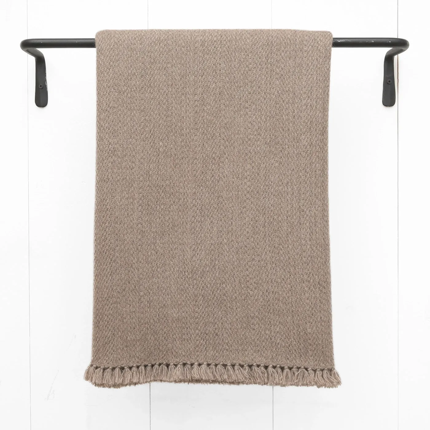 Brown Sugar Handwoven Cashmere Throw