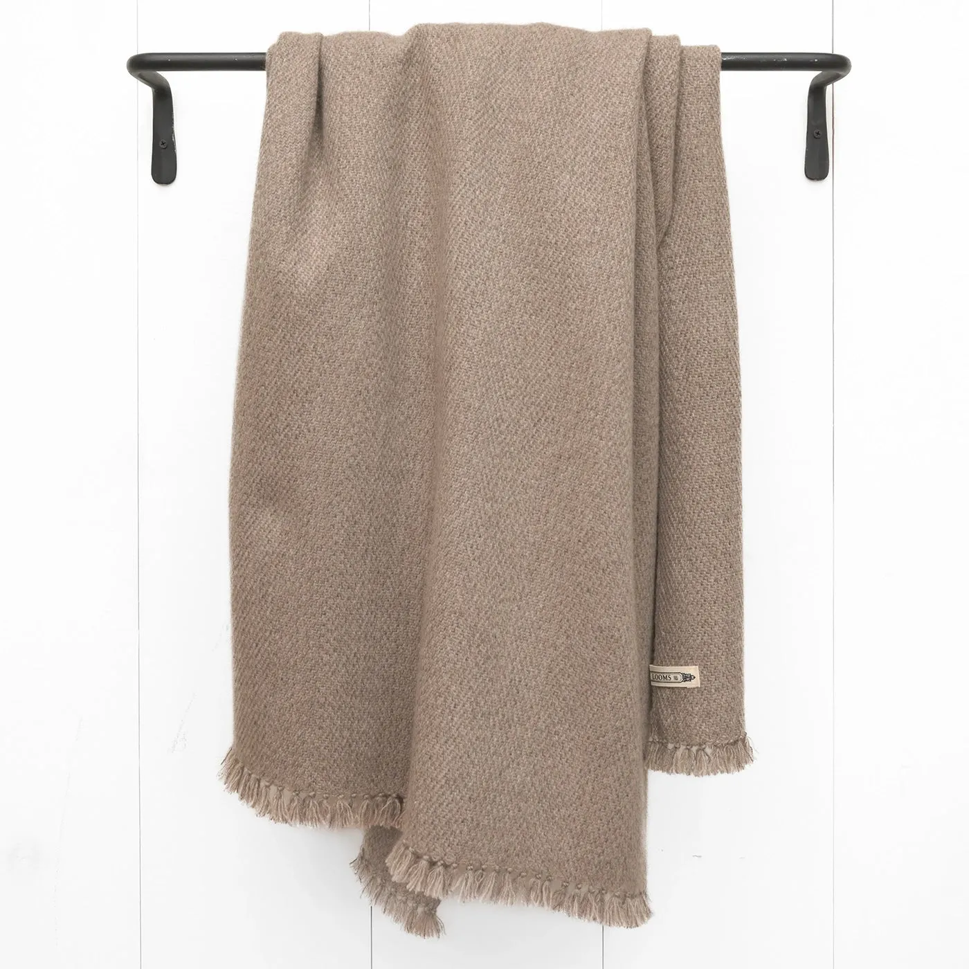 Brown Sugar Handwoven Cashmere Throw