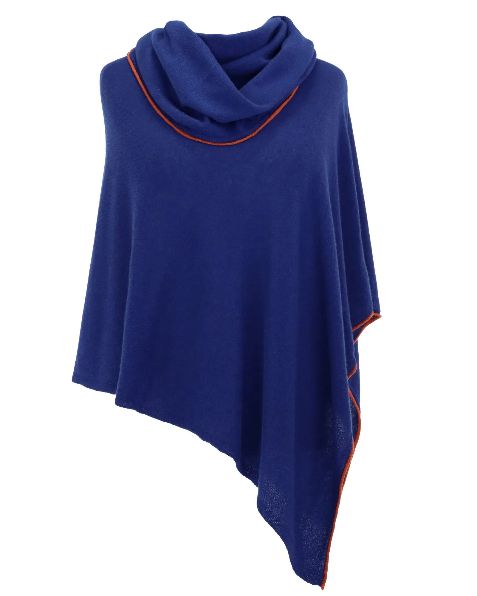 Cashmere Blend Contrast Edge Snood