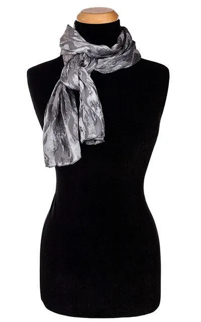 Classic Scarf - Burnout Velvet in Bering Sea - Sold Out!