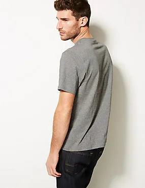 Cotton Crew Neck T-Shirt