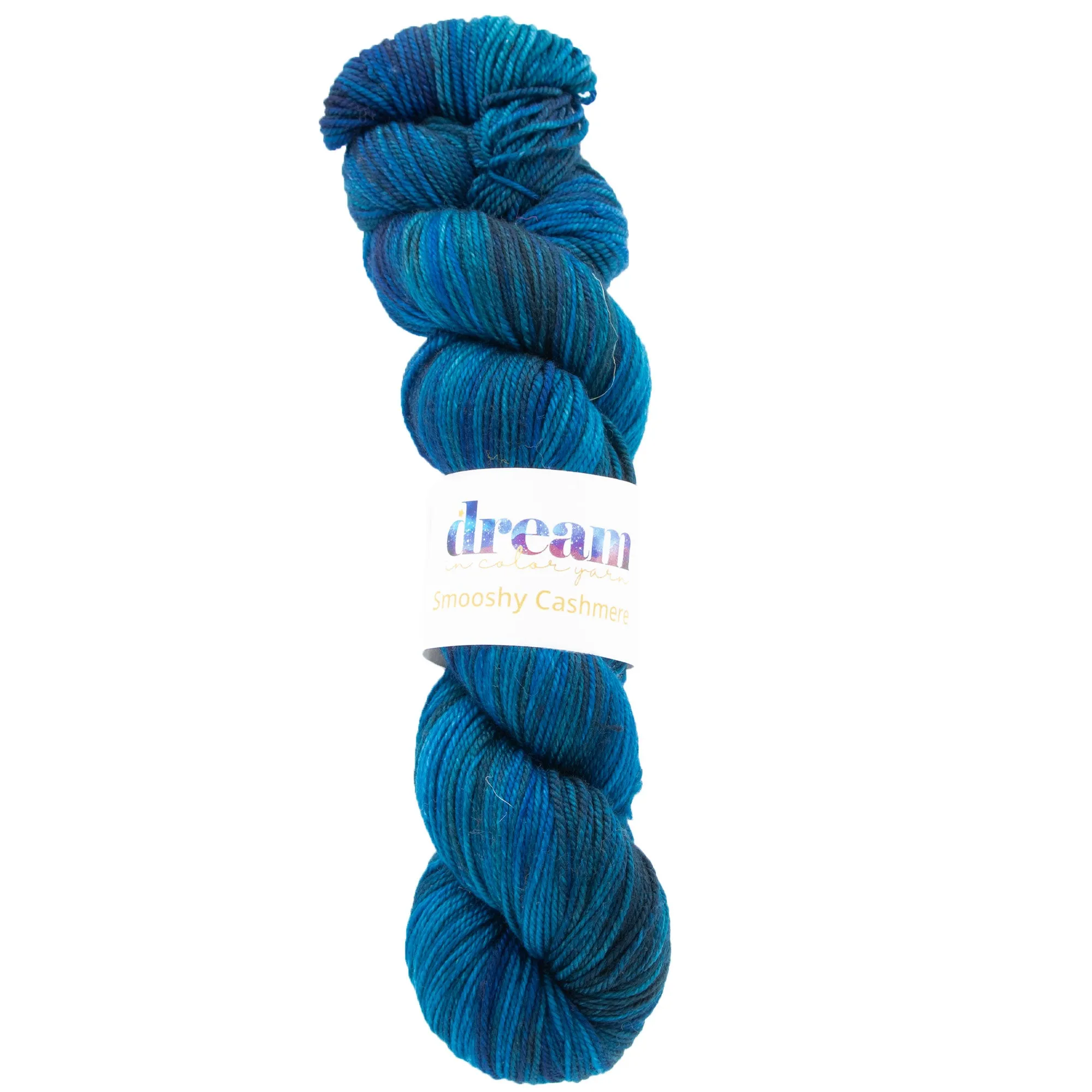 Dream in Color Smooshy Cashmere Yarn - Bluefish