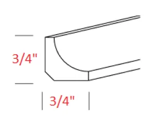 EB22-ICM Elegant Dove Inside Corner Molding