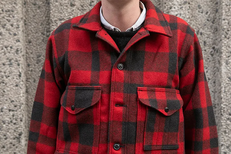 Filson Mackinaw Cruiser - Red/Black Plaid