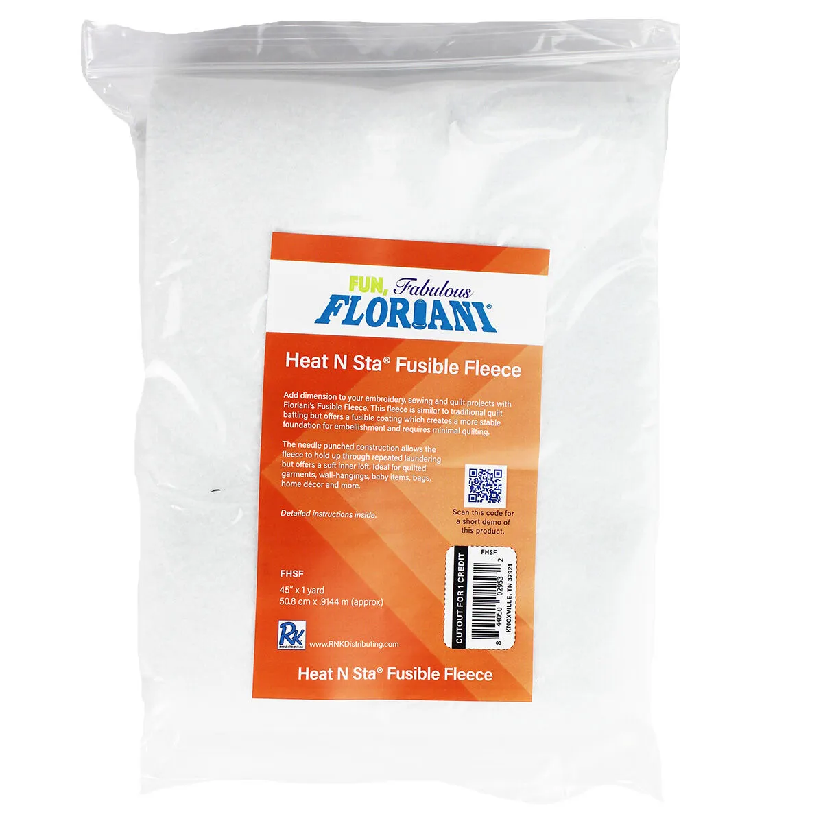 Floriani Stabilizer Heat N Sta Fusible Fleece