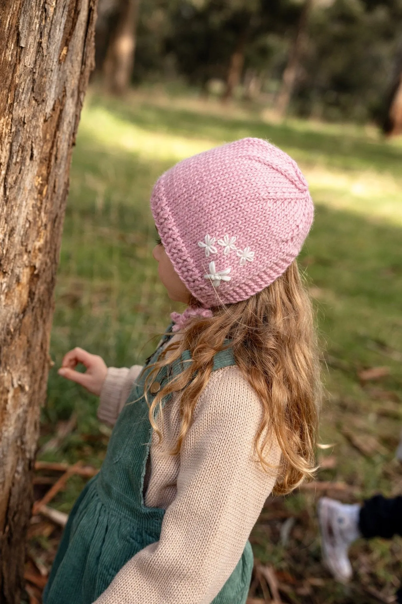 Flowers Bonnet Pink