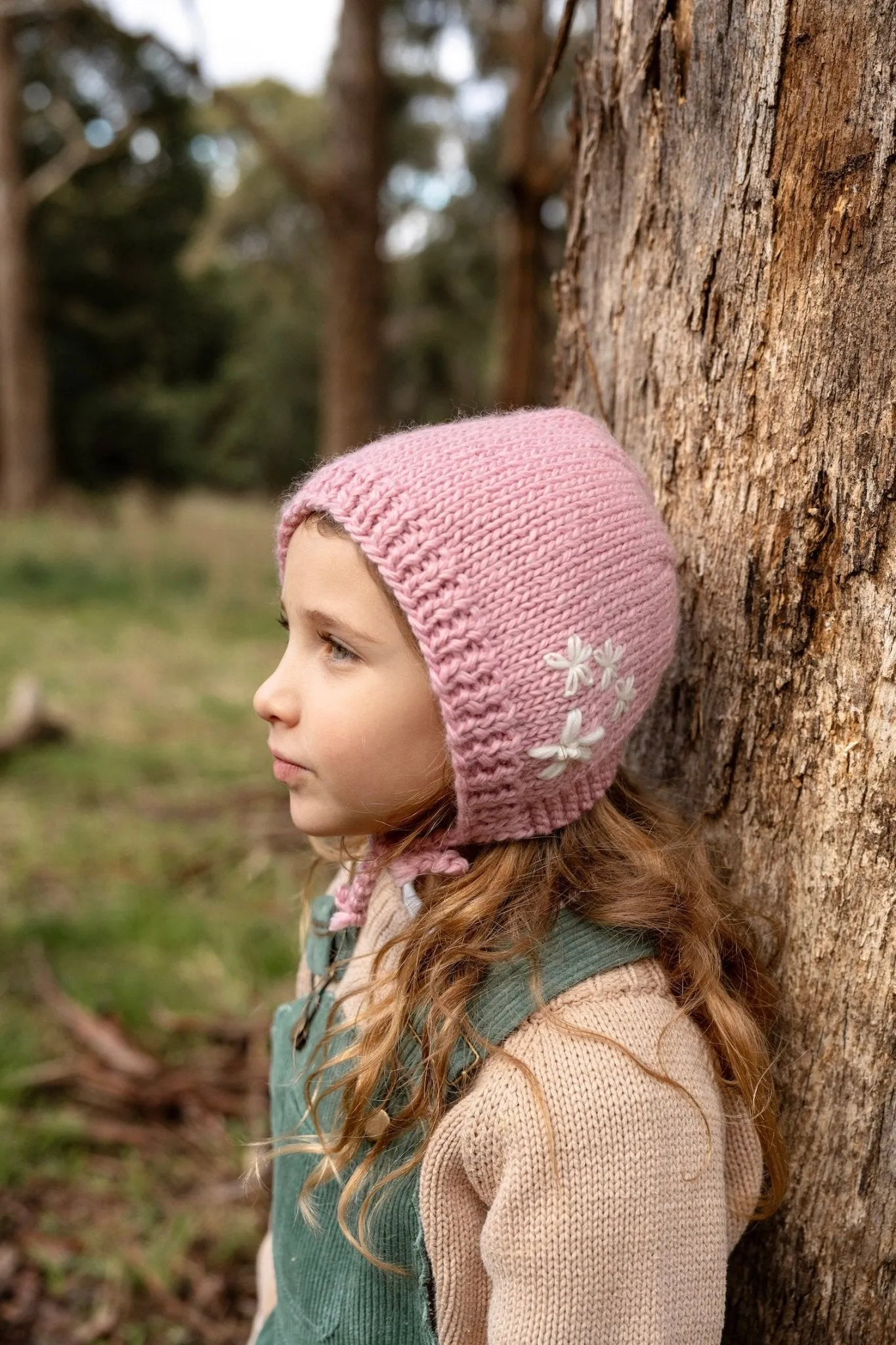 Flowers Bonnet Pink