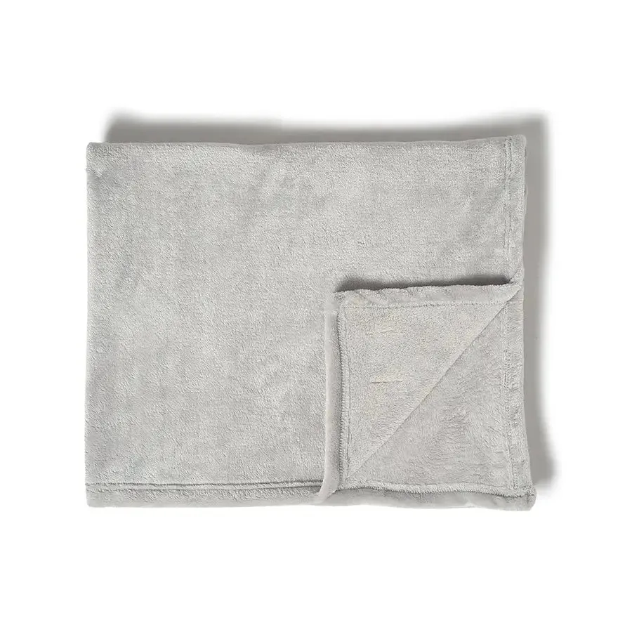 Flurry Knitted Blanket - Grey