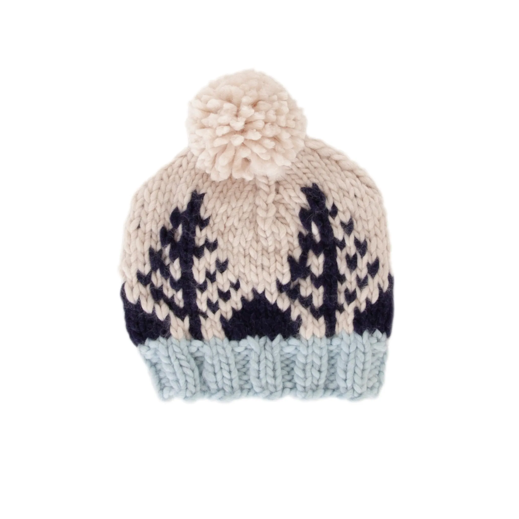 Forest Beanie Navy and Blue