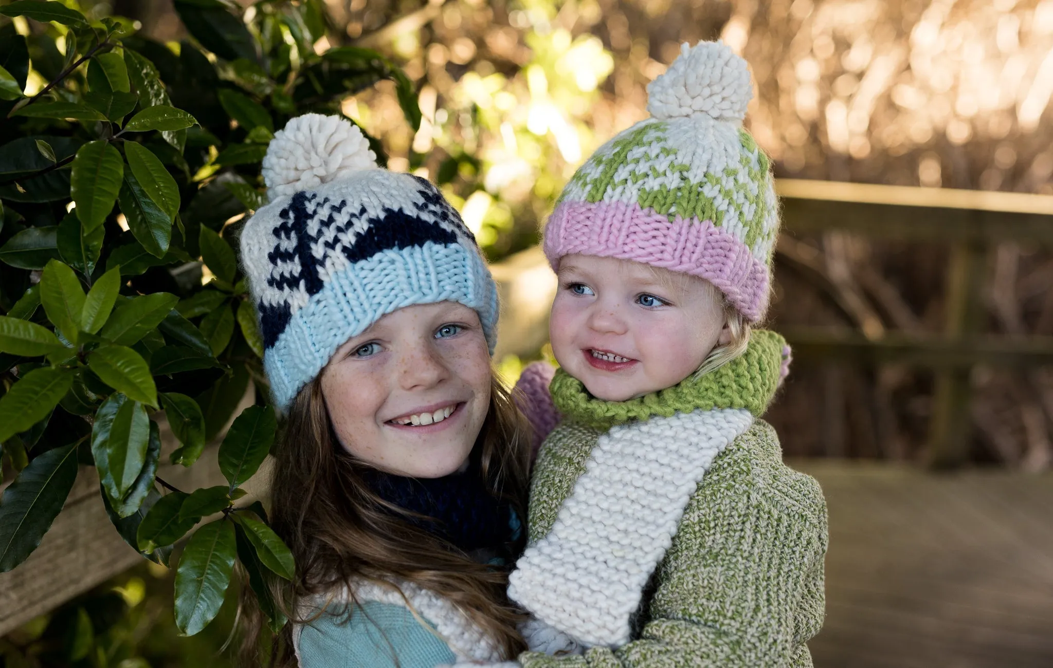 Forest Beanie Navy and Blue