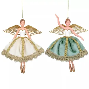 Gisela Graham Fairy Ballerina Hanging Decoration (Choice of 2)