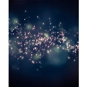 Glitter Star Bokeh Printed Backdrop