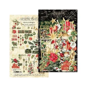 Graphic 45 Ephemera Set - Merry & Bright