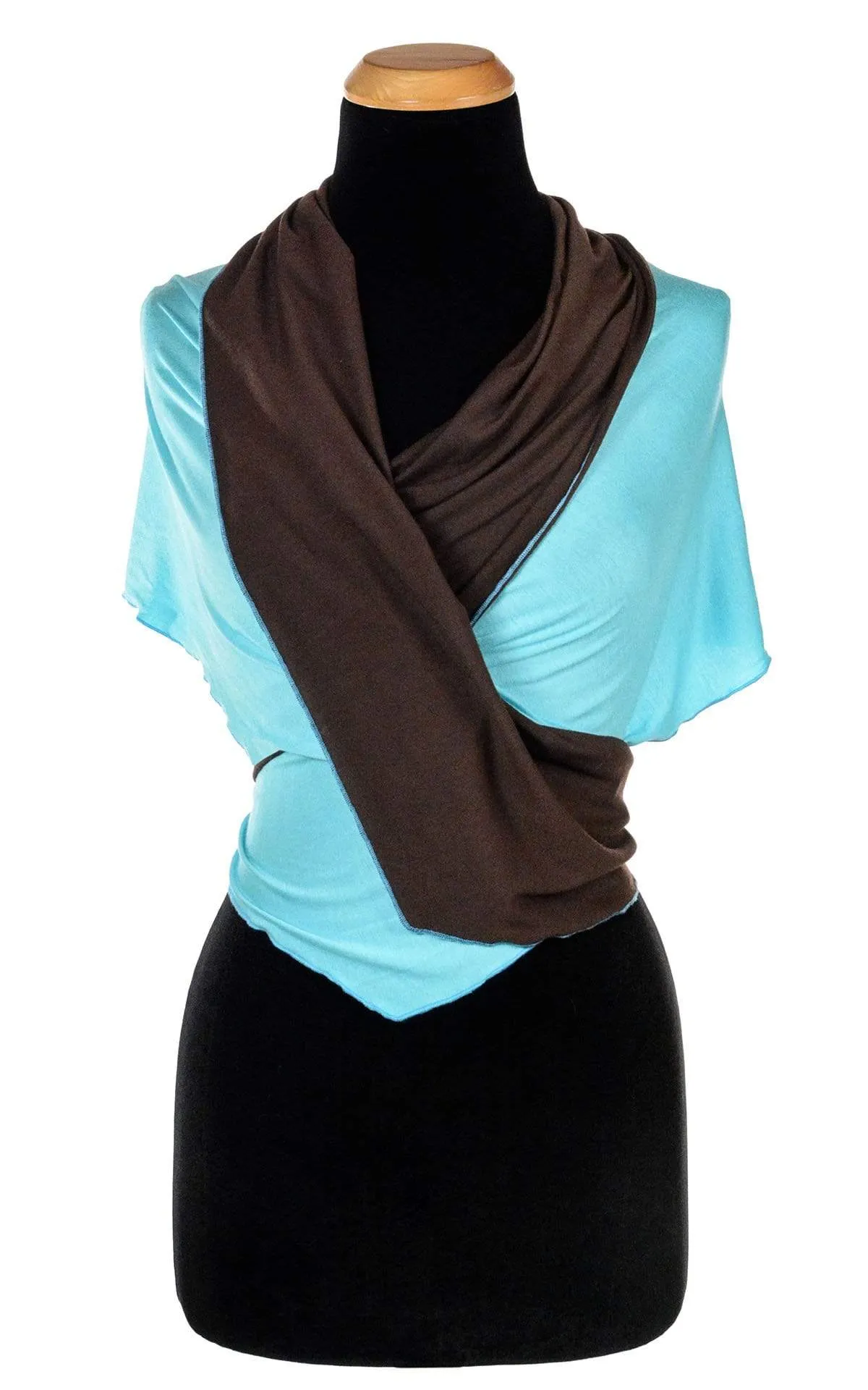 Handkerchief Scarf - Two-Tone, Jersey Knit