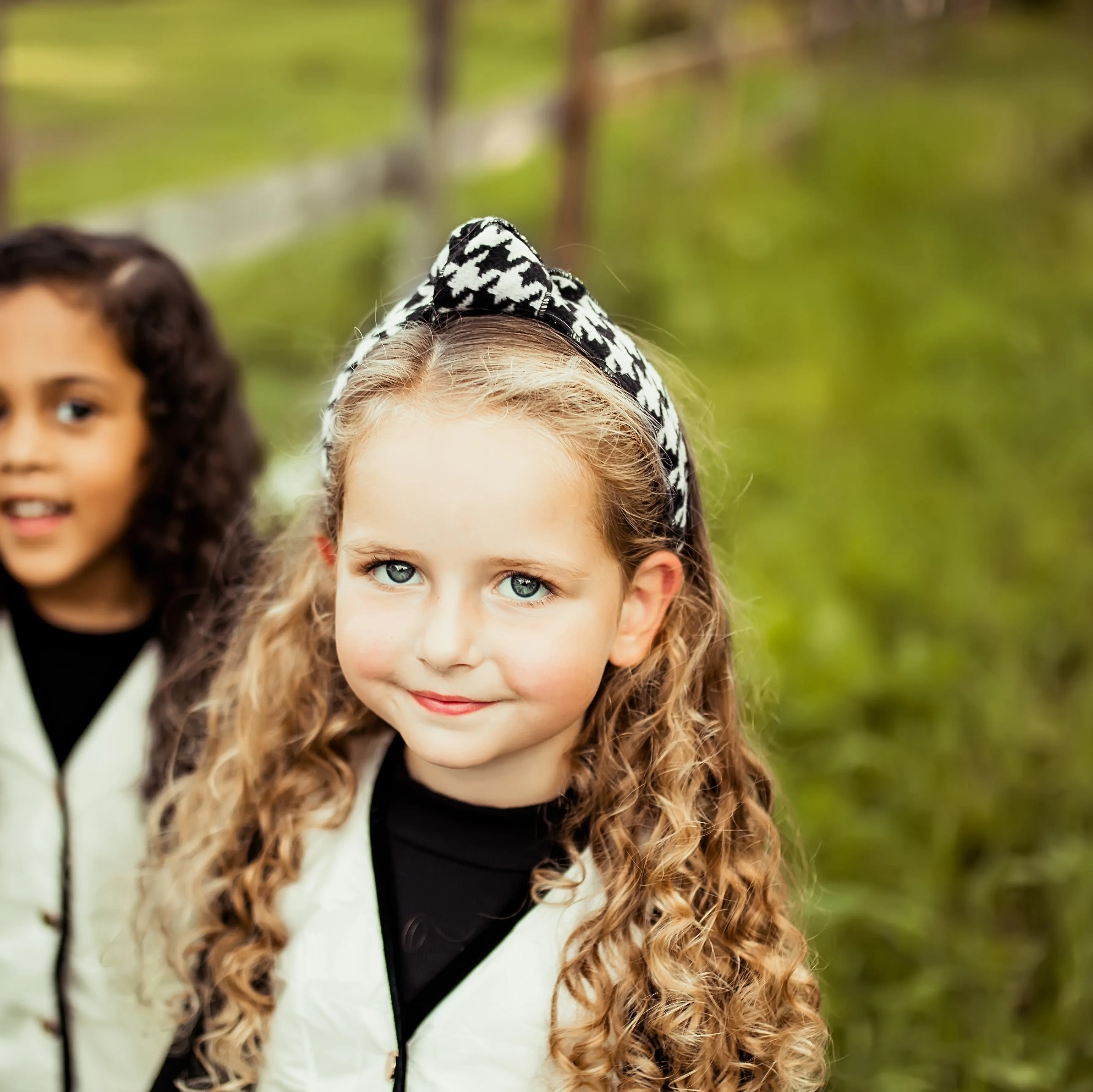 Houndstooth Knot Headband