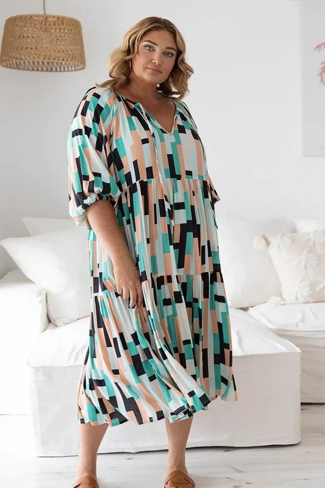 Jackson Geometric Printed Dress