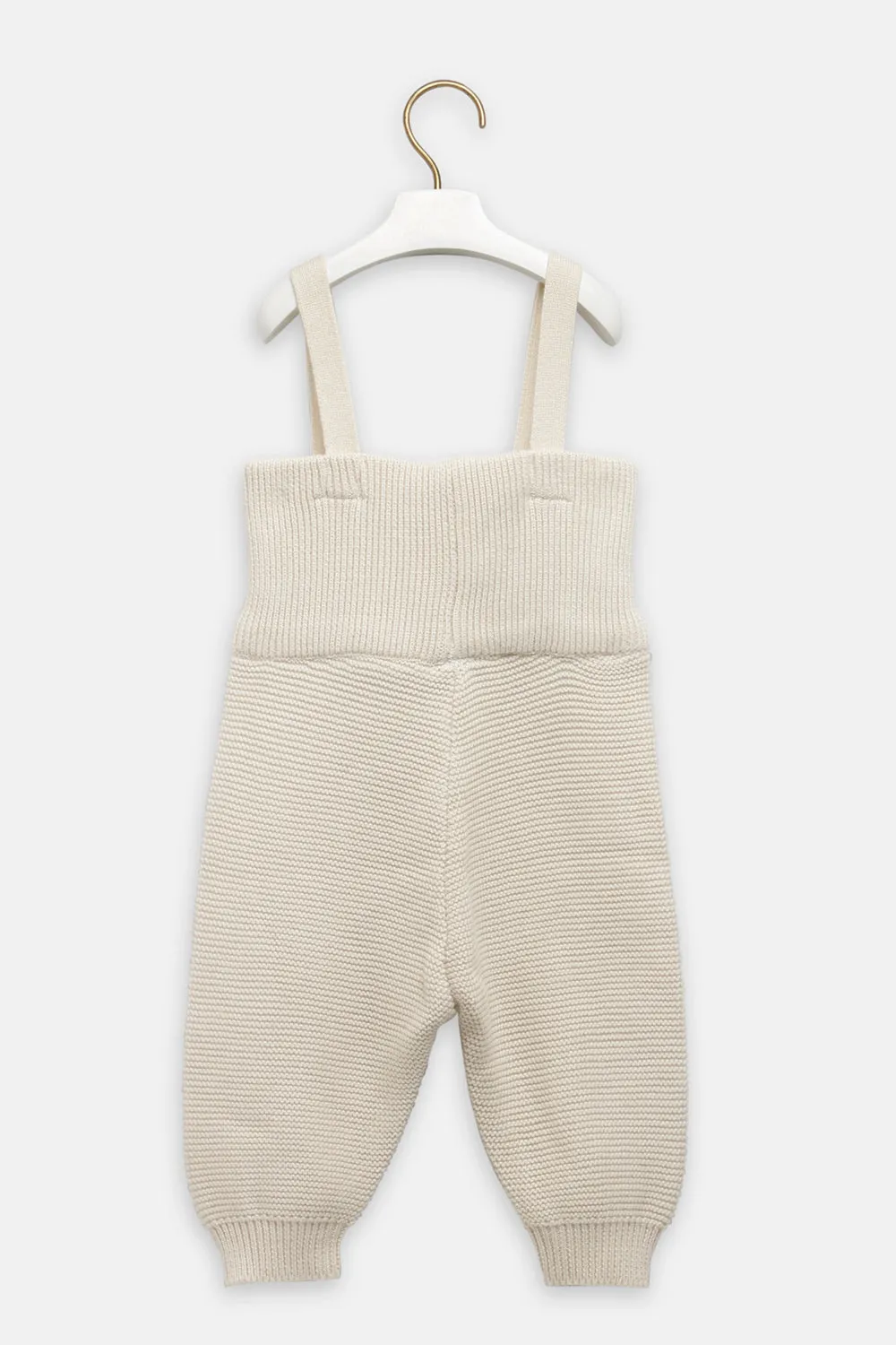 Jump & Play Knit Romper - ivory