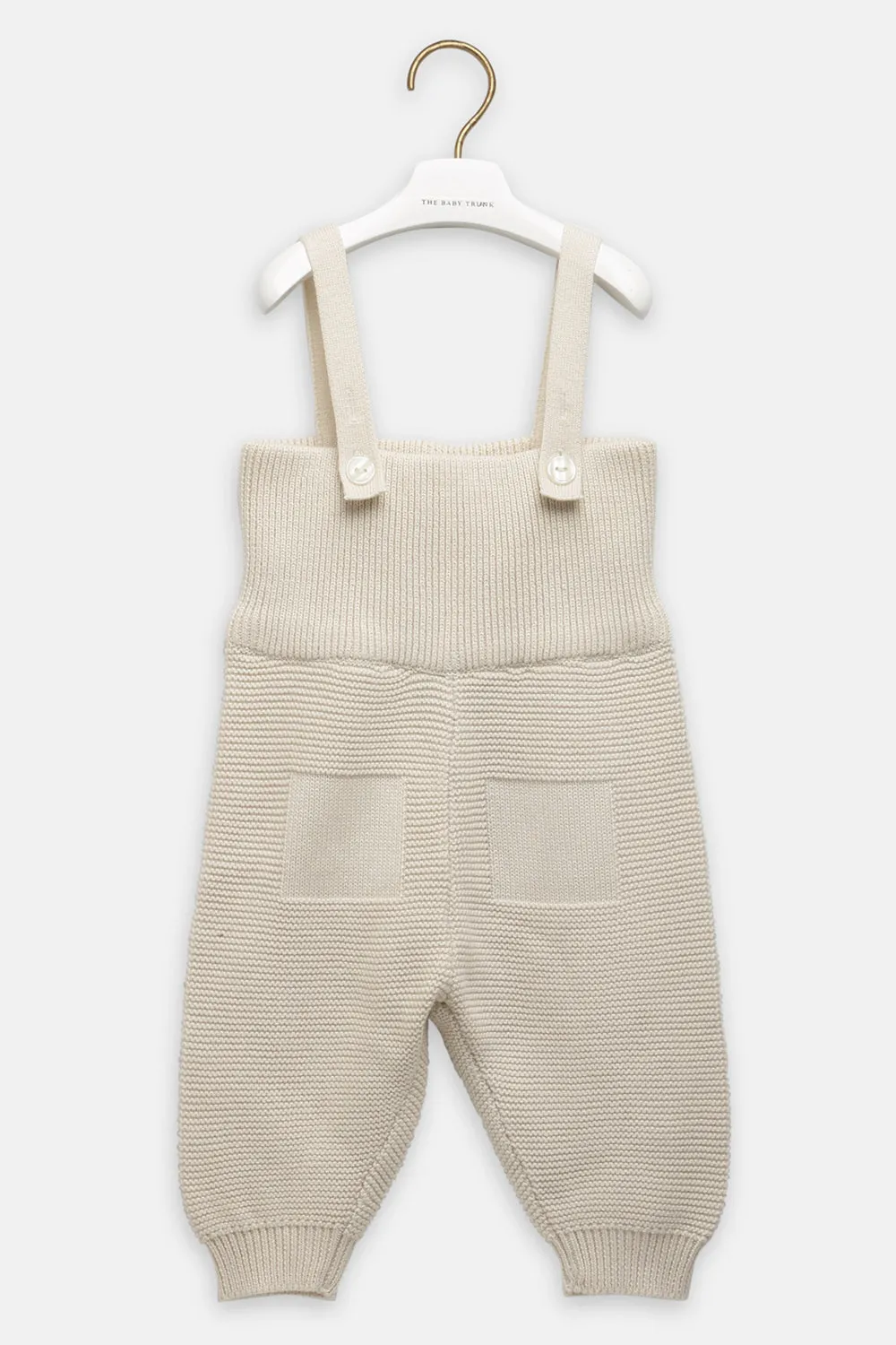 Jump & Play Knit Romper - ivory