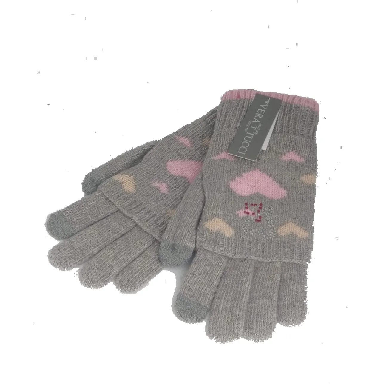 Knitted Hearts Glove - G09