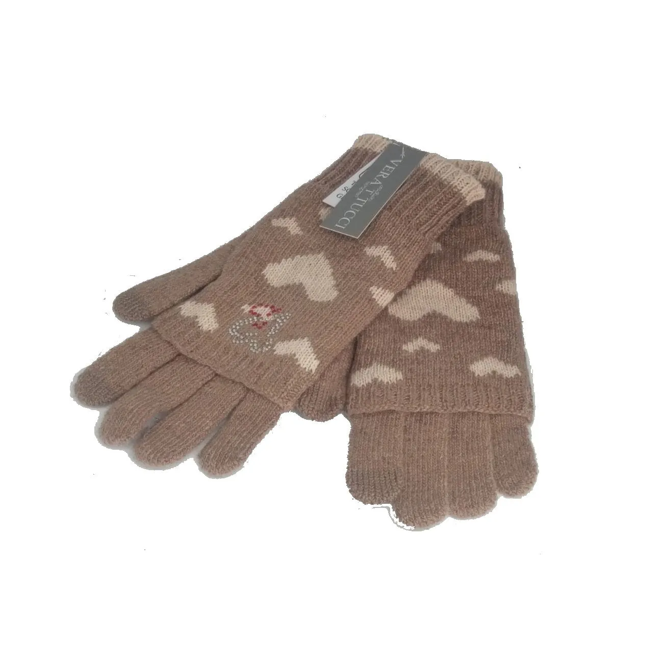 Knitted Hearts Glove - G09