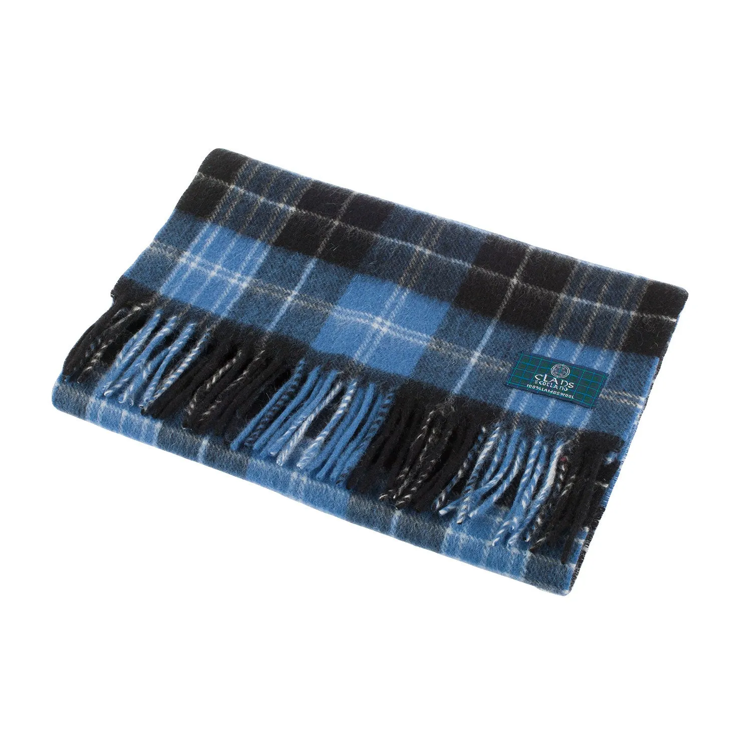 Lambswool Scottish Tartan Clan Scarf  Clark Ancient