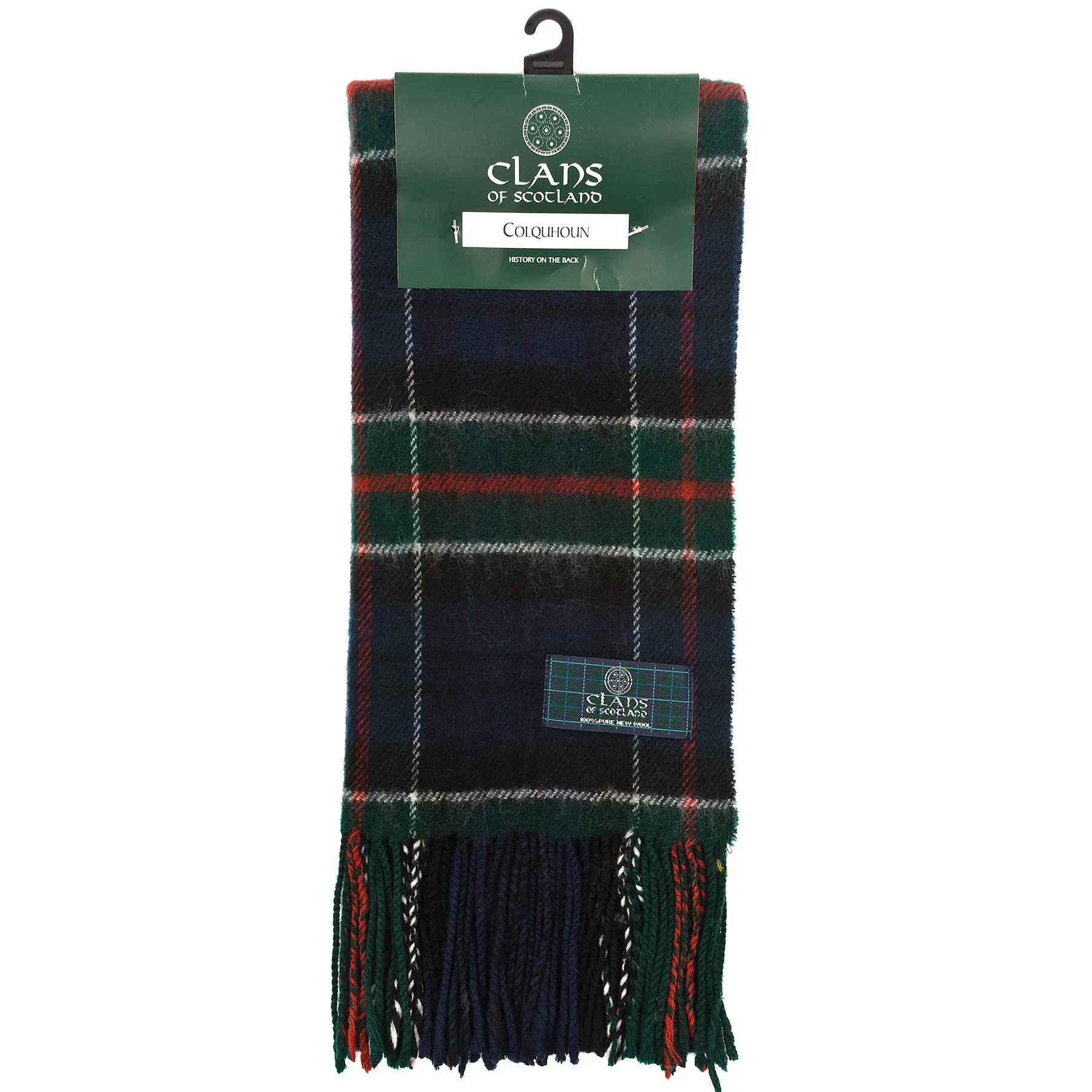 Lambswool Scottish Tartan Clan Scarf  Colquhoun