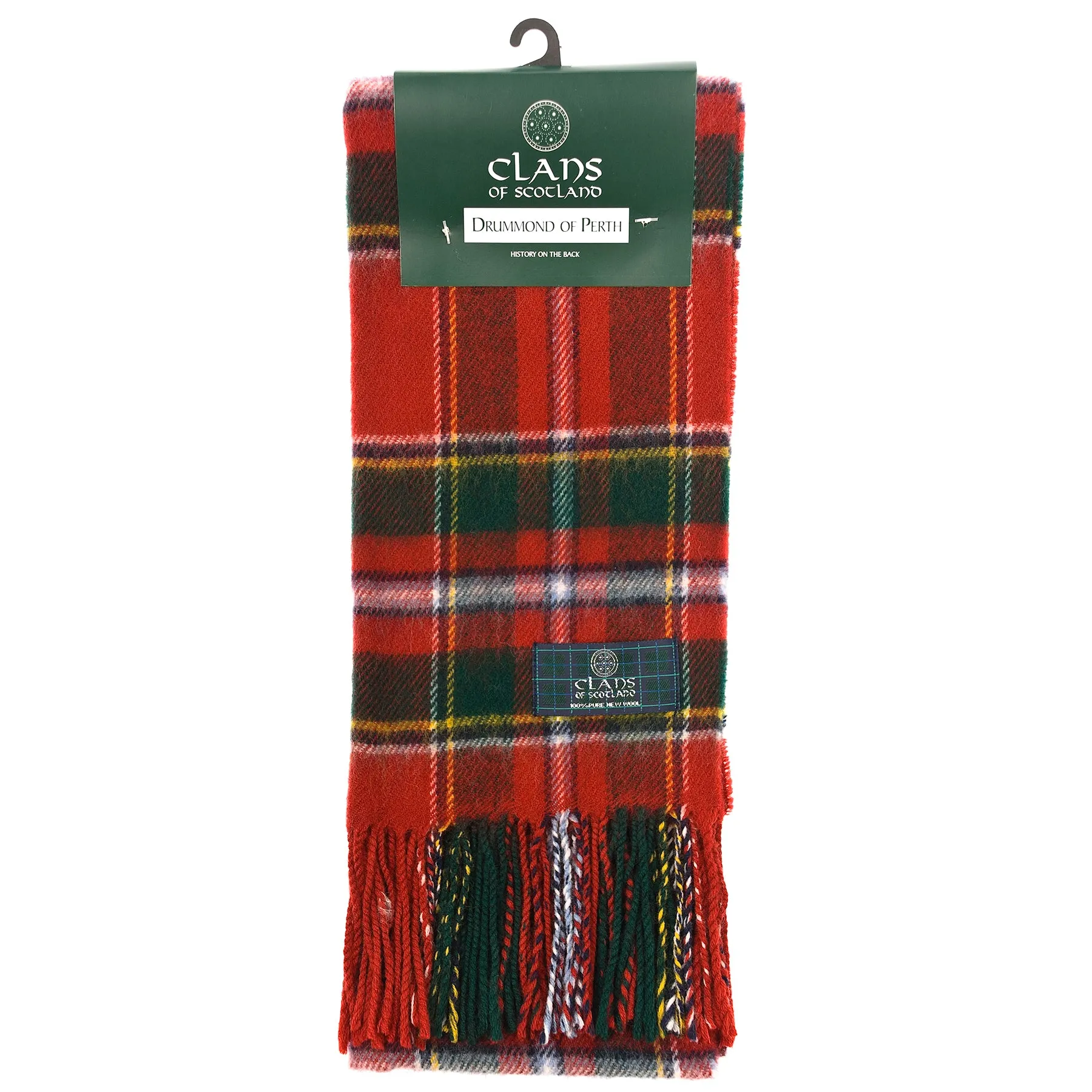 Lambswool Scottish Tartan Clan Scarf  Drummond Of Perth