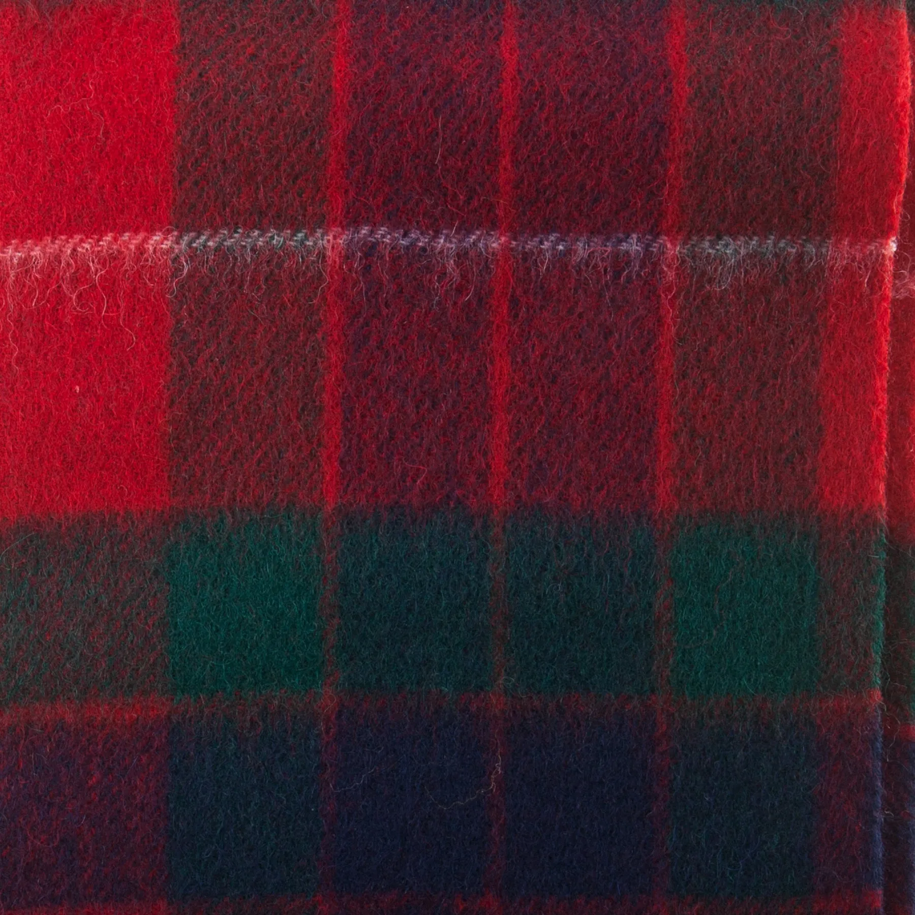 Lambswool Scottish Tartan Clan Scarf  Fraser Red