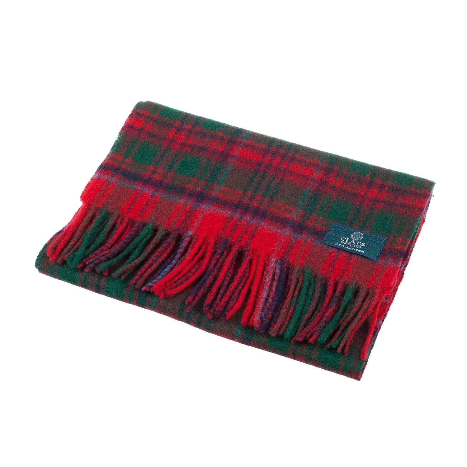 Lambswool Scottish Tartan Clan Scarf  Grant