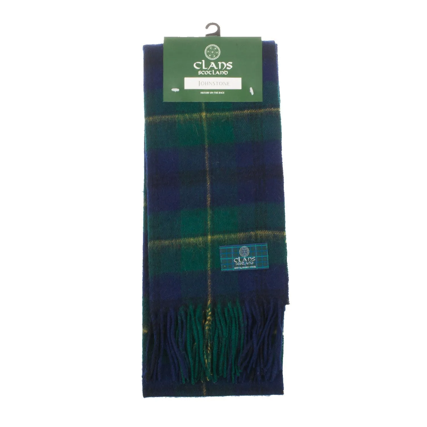 Lambswool Scottish Tartan Clan Scarf  Johnstone