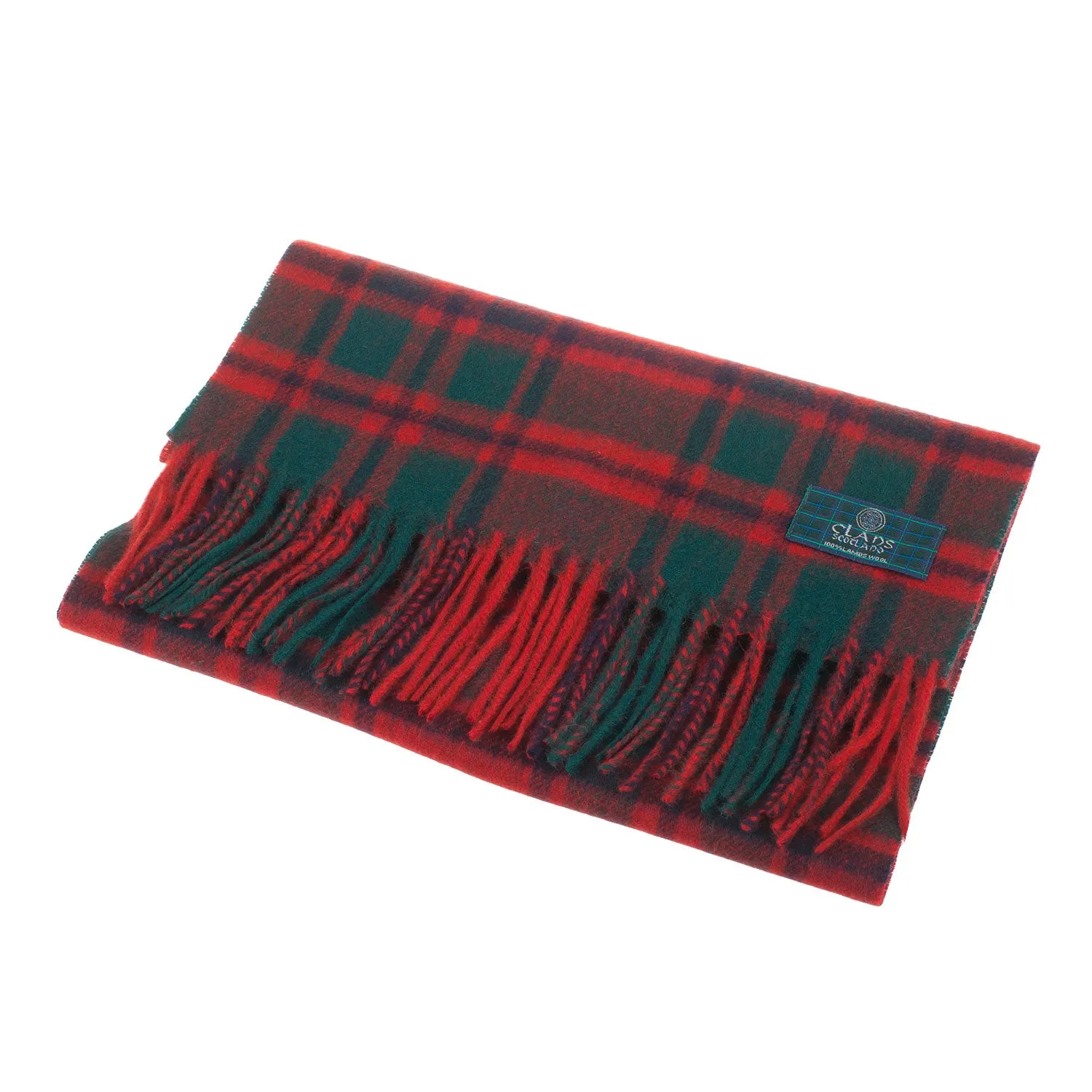 Lambswool Scottish Tartan Clan Scarf  Macintosh Clan