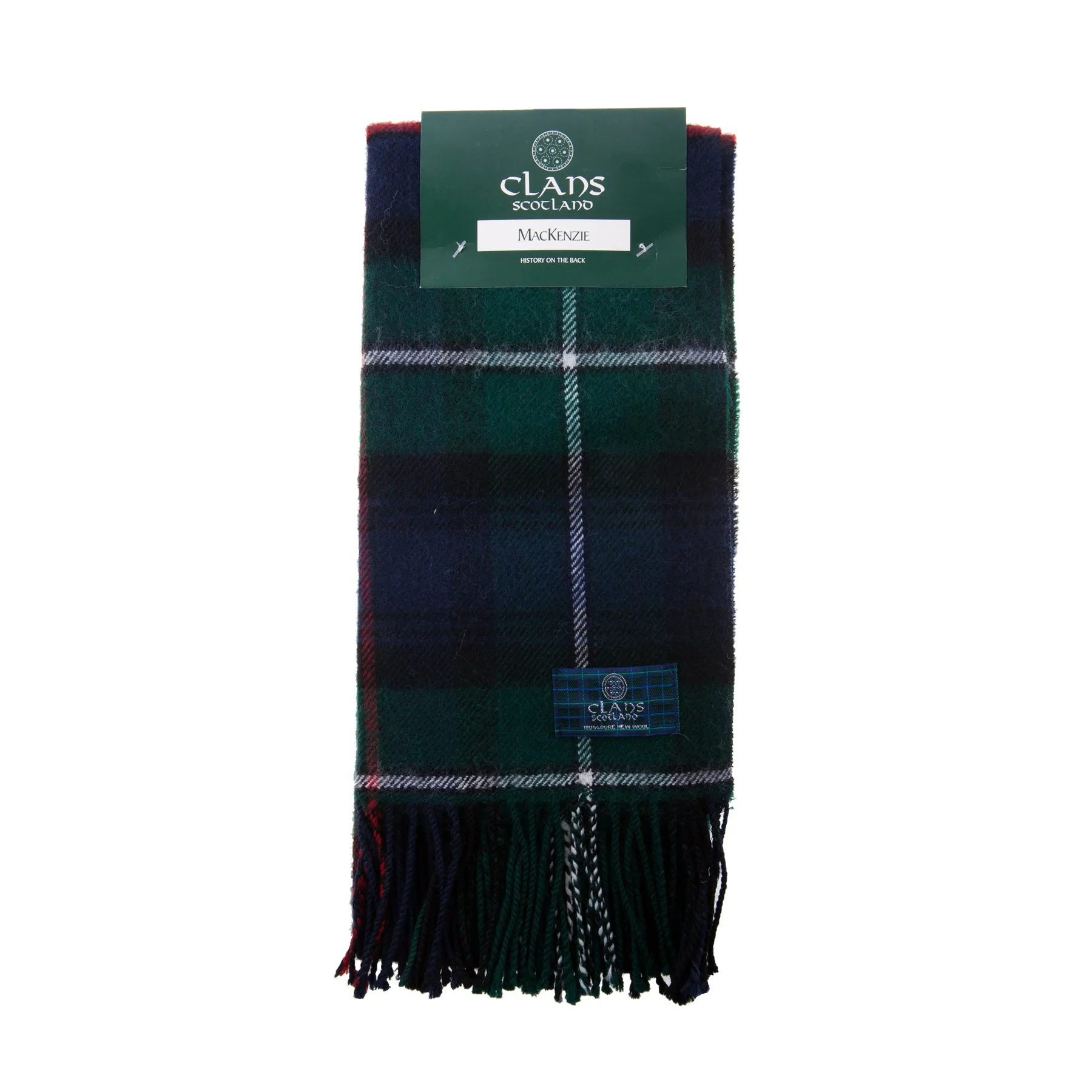 Lambswool Scottish Tartan Clan Scarf  Mackenzie