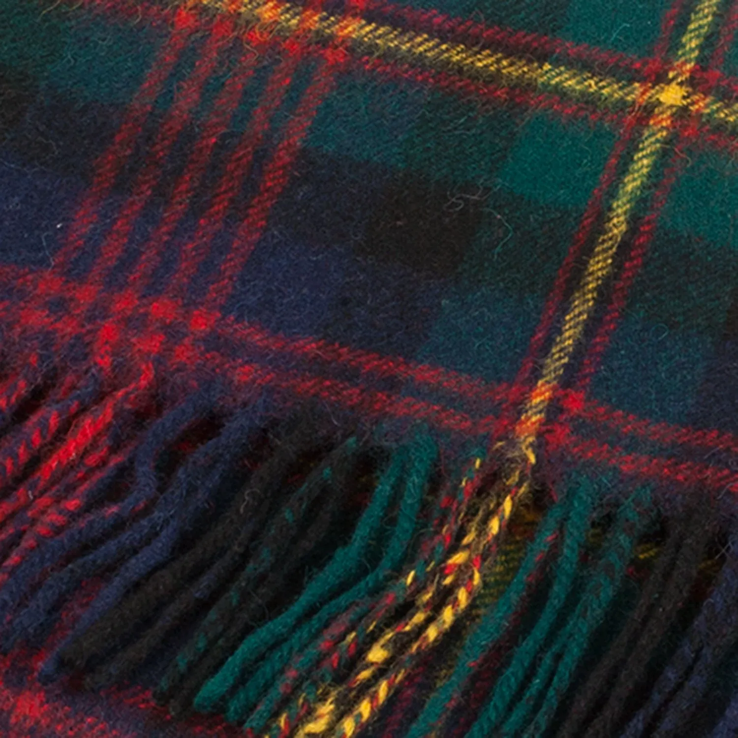 Lambswool Scottish Tartan Clan Scarf  Maclennan