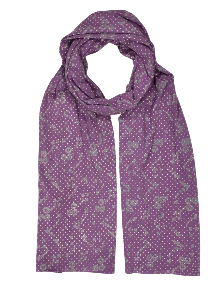 Lavender Dreams Organic Scarf