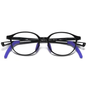 Lively - (Age 5-13)Children Non-slip Blue Light Blocking Glasses-Black