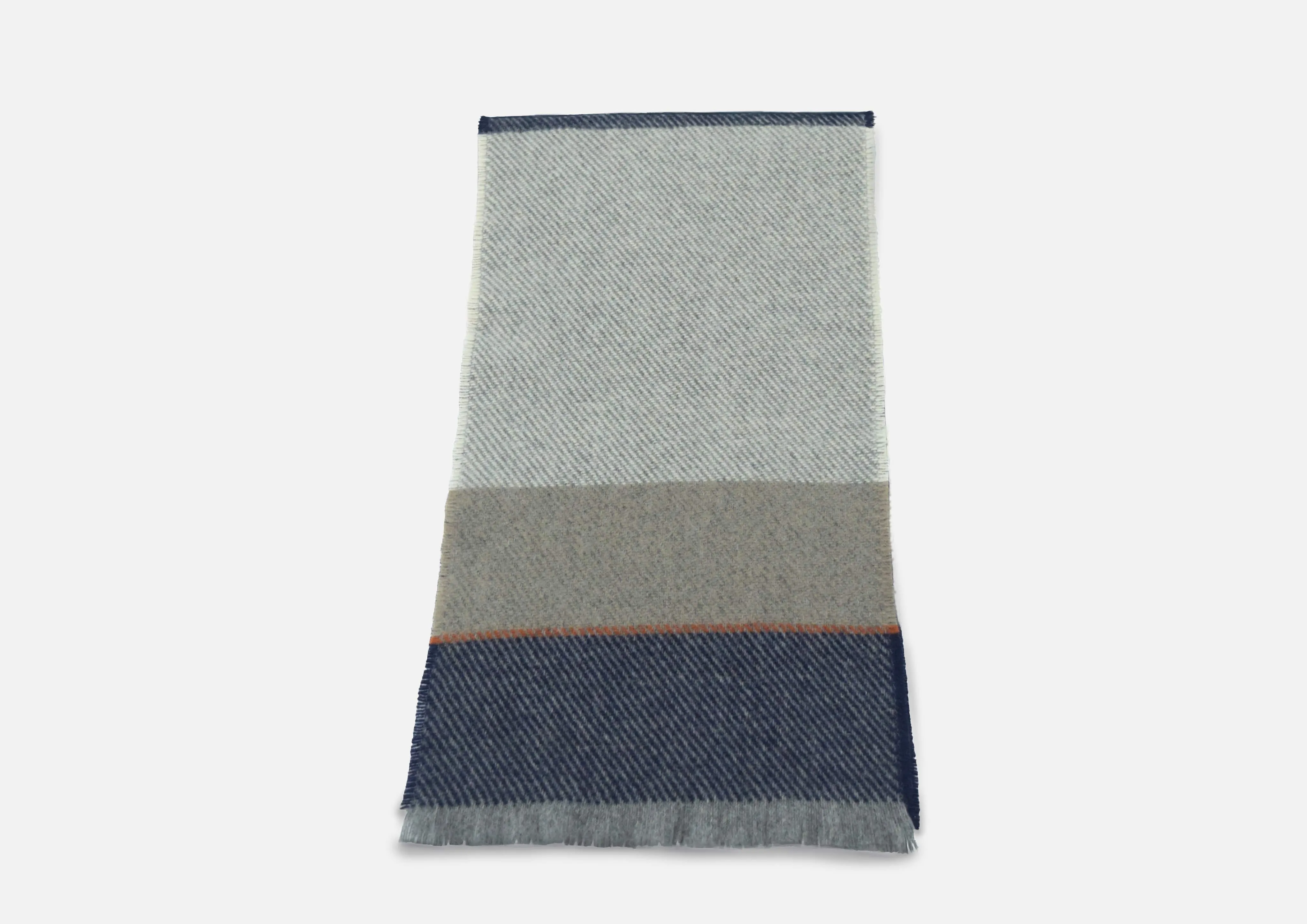 Navy Bahana Lambswool Scarf