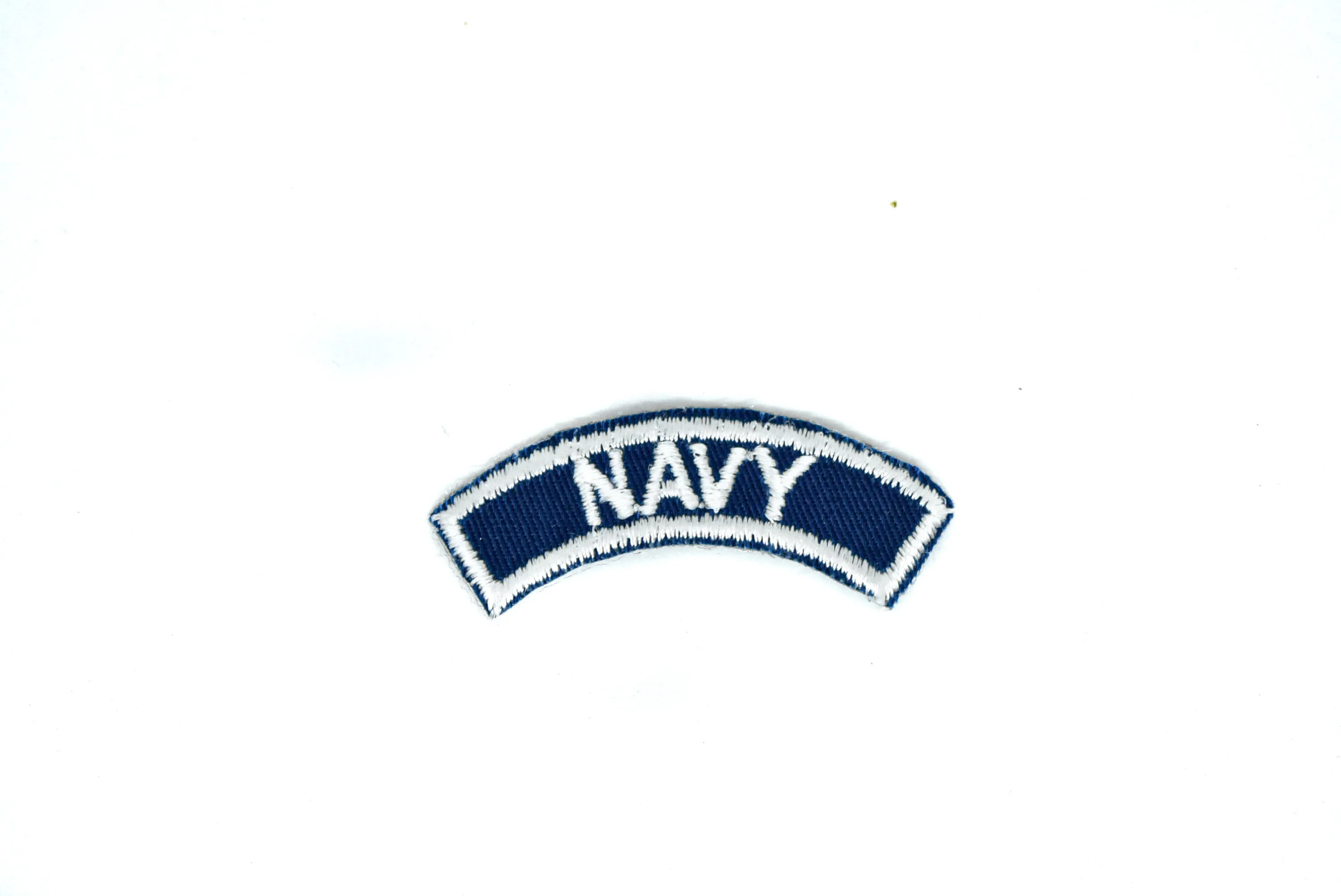 Navy Iron-on Patch 2.80" x 0.75" - 1 Piece