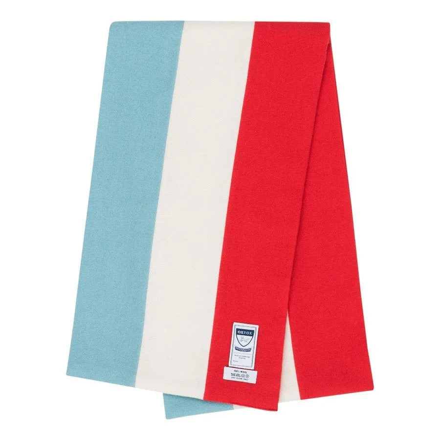 OXFOX Scarves Lords - University College - Light Blue White Red