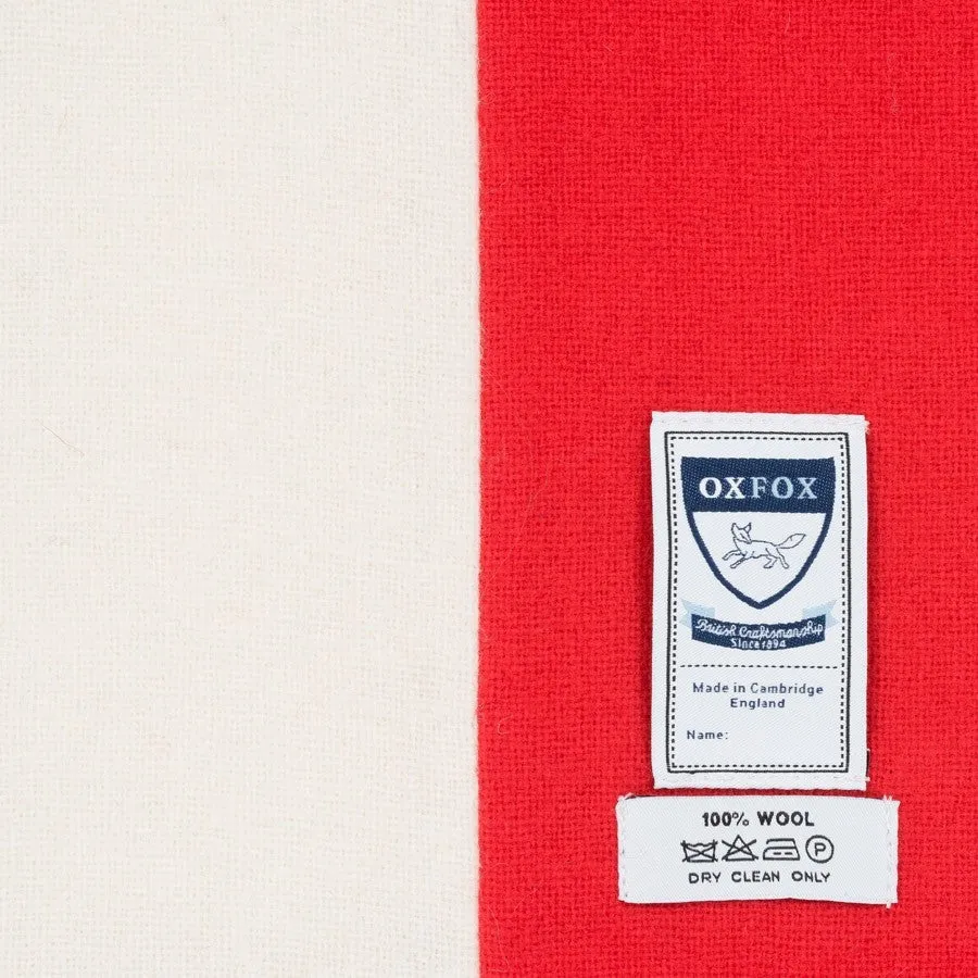 OXFOX Scarves Lords - University College - Light Blue White Red