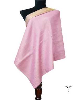 Pink Zari Reversible Pashmina Stole 8029