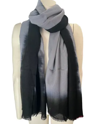 ✨Pure Wool Scarf - Grey Lilac Black